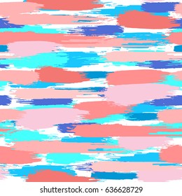 Abstract rough splash brush pattern repeating painting graphic decorative background vector. Silhouette brush stocks elements design seamless patterns.
