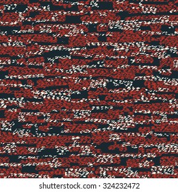 Abstract rough stroke textured background. Seamless pattern.