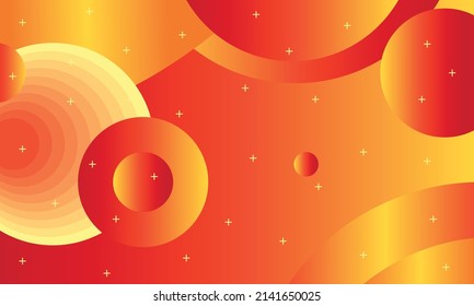 abstract round backgroound vector ilustration for copy space, poster, banner, flyer, or pamphlet