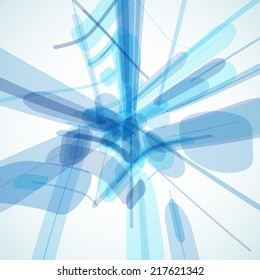 Abstract round background. Vector illustration.