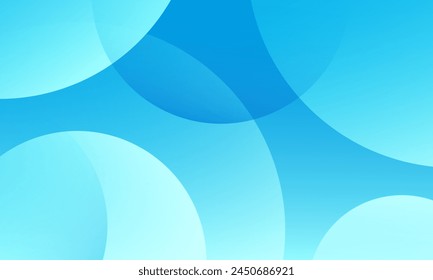 Abstract round blue background. Vector illustration