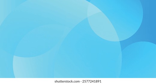 Abstract round blue background. Vector illustration