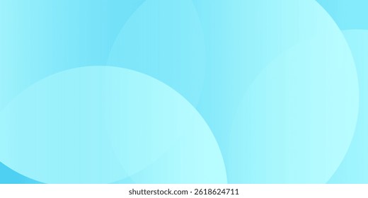 Fundo azul redondo abstrato. Ilustração vetorial