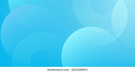 Abstract round blue background. Vector illustration
