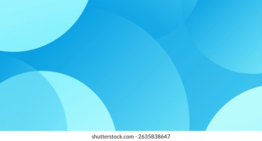 Abstract round blue background. Vector illustration