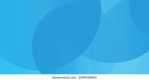 Abstract round blue background. Vector illustration