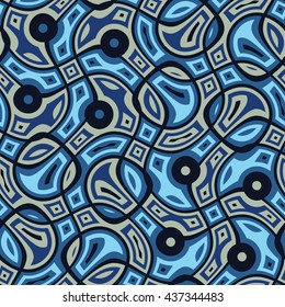 Abstract round cells - vector seamless pattern