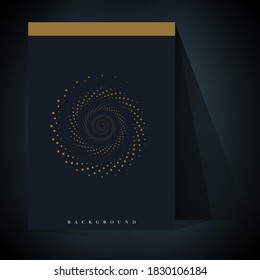 Abstract round circle shapes background