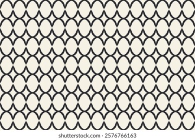 Abstract round circular sketch background pattern. Doodle pen scribble wallpaper.Ikat geometric folklore ornament. Motifs Ikat embroidery abstract design for texture, fabric, clothing, wrapping, deco