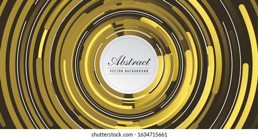 Abstract round comic surprise background, Vector round line geometric shapes.