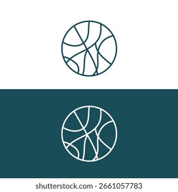 Abstract round company logotype design