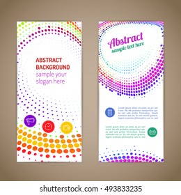 Abstract round composition. Flyer template. Brochure design template. A4, book, journal background design. Layout vector template. EPS10