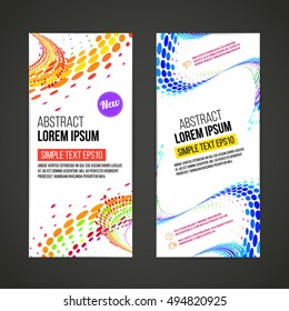 Abstract round composition. Flyer template. Brochure design template. A4, book, journal background design. Layout vector template. EPS10