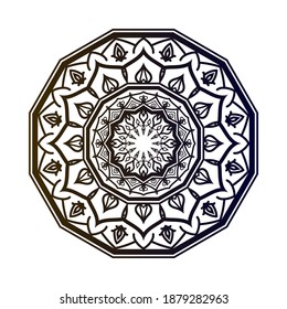 abstract round decorative design. circular decoration. simple mandala for web or print element