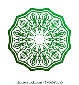 abstract round decorative design. circular decoration. simple mandala for web or print element