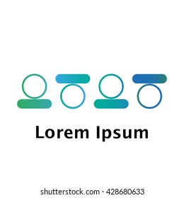 Abstract round  design logo