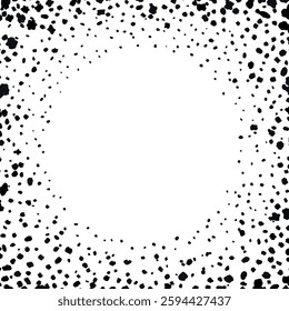 abstract round dots background geometric white