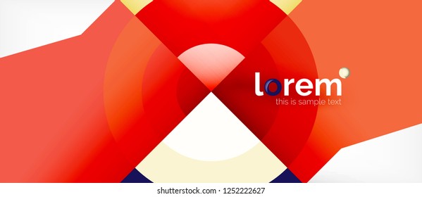 Abstract round elements composition background, organic design template with place for your text