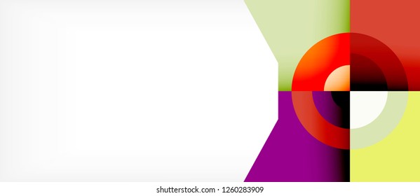 Abstract round elements composition background, organic design template with place for your text