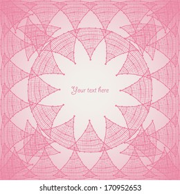 abstract round frame