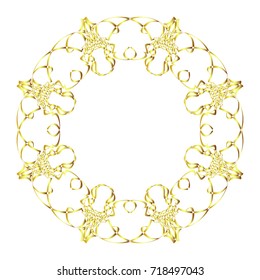 Abstract round frame