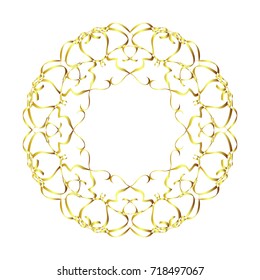 Abstract round frame