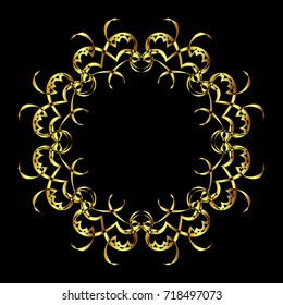 Abstract round frame