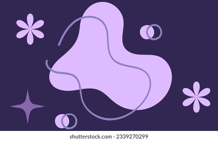 Abstract round geometric shapes background. Trendy techno business template for wallpaper, banner, background or landing