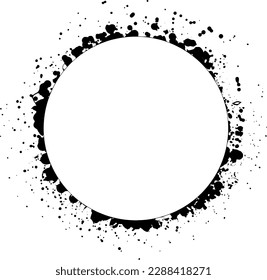 vector de textura de borde redondo abstracto