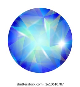 Abstract round light blue background