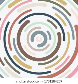Abstract round line pattern artwork center of cover background. Use for ad, poster, artwork, template design, print. illustration vector eps10