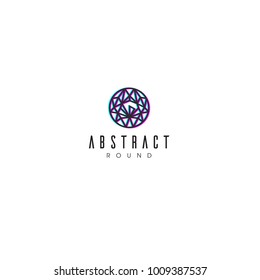 abstract round logo