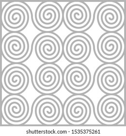 Abstract round ornamental vector pattern design texture