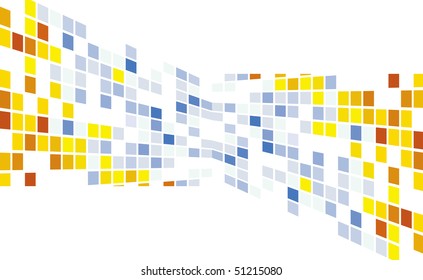  abstract round pixel points mosaic background