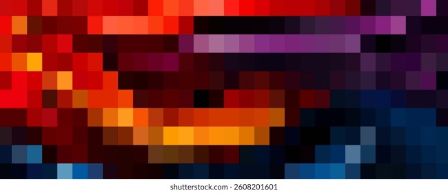 Abstract round purple background. Dynamic shapes composition. Modern