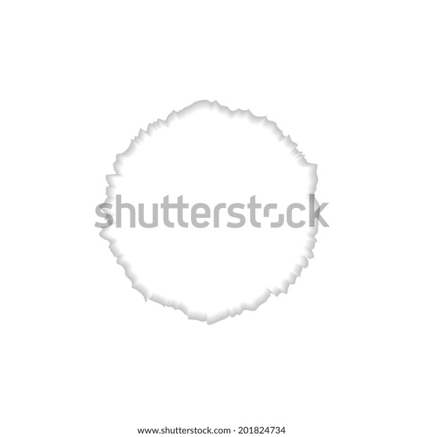 Abstract Round Ragged Edge Vector Background Stock Vector (Royalty Free ...