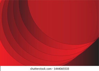 abstract round red background design, 3d, vector illustration
