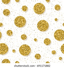 Abstract round seamless pattern background for card, invitation, album, scrapbook, holiday wrapping paper, textile, bag print, wallpaper etc