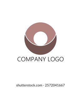 Abstract round shape company logo
