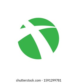 Abstract round shape logo template vector icon design