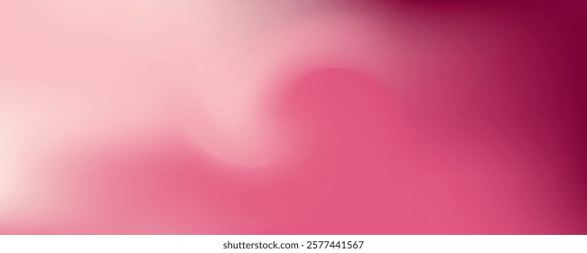 Abstract round shape soft pink coral pastel color gradient blurry grainy texture background.