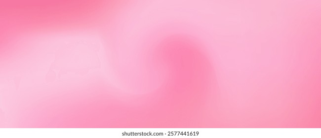 Abstract round shape soft pink coral pastel color gradient blurry grainy texture background.