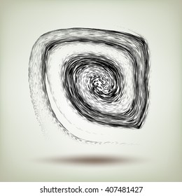 Abstract round shape texture