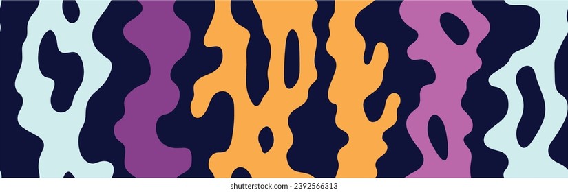 Abstract round shapes background design. Tiger skin - seamless pattern. Animal skin. Tiger. Abstract Sweet Texture.