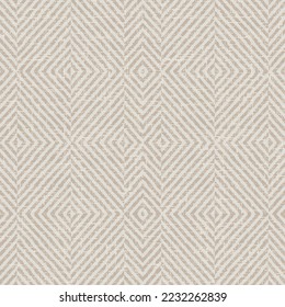 Abstract round shapes geometric motif artsy pattern continuous beige background. Modern geo fabric diamond design textile swatch ladies dress, man shirt all over print block. White, green palette.