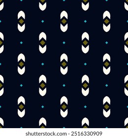 Abstract round shapes pattern simple geometric motif classic blue minimal background. Repeat tiny small element modern fabric design textile swatch ladies dress, man scarf, shirt all over print block.