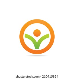 Abstract Round Symbol