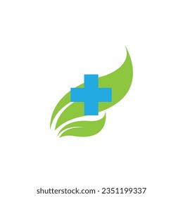 Abstract round symbol with happy human silhouette. Sport, fitness, medical or health care center logo design concept.