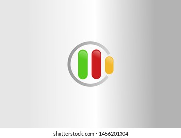 Abstract round symbol. logo design concept.