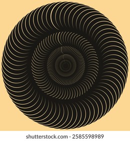 abstract round vortex infinity figure . spiral circle 